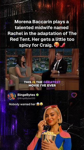 This gets a little too spicy for Craig. 🔥🌶️ Nobody warned Morena about this scene.