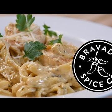 Bravado Spice | Shrimp Fettuccini Alfredo