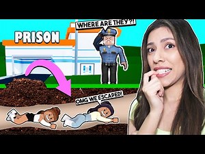 We Found A SECRET TUNNEL and Escaped This EVIL Prison! - Roblox (Bloxburg Roleplay)