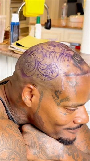 Would you tattoo your head? 😂