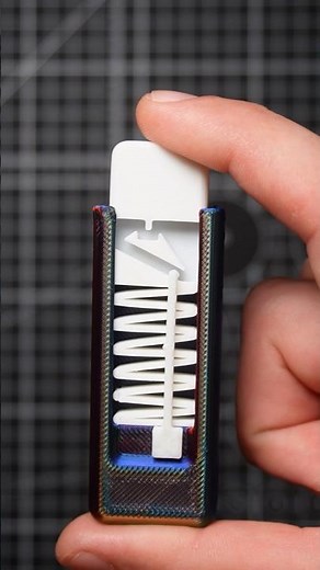 3D printed two state fidget latch mechanism