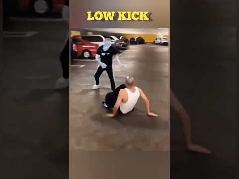 Street fight low kick #streetdefence #boxing #selfdefense