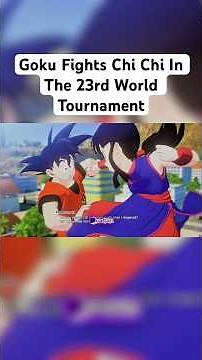 Goku Fights Chi Chi In The 23rd World Tournament #shorts #dragonballkakarot