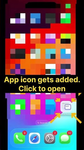 Add Web app as mobile app in iOS