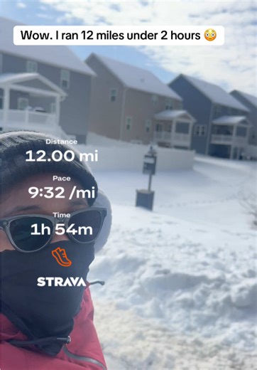 Wow! 12 mile run under 2 hours! Proud of me 🇬🇭🇺🇸