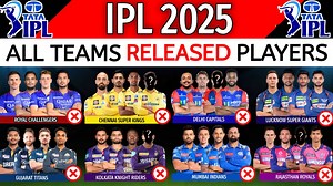 1.2M views · 9.6K reactions | IPL 2025 - All Teams Released Players...