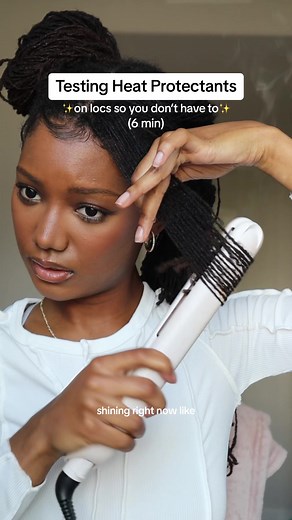 Heat Protectant Review: Pantene vs IC Fantasia for Locs