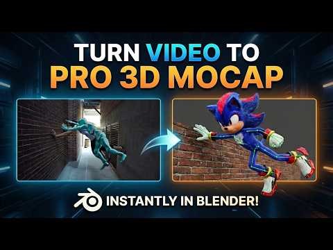 Turn ANY Video into Pro 3D Animations in Seconds! (Best AI Mocap 2026?)