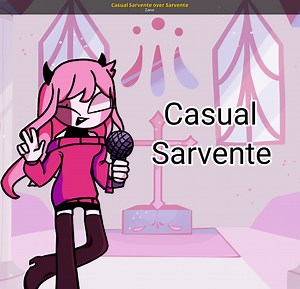 Casual Sarvente over Sarvente Mod for Friday Night Funkin' | FNF Mods