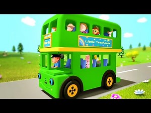 Wheels On The Bus, School Bus and Fun Nursery Rhymes for Toddlers
