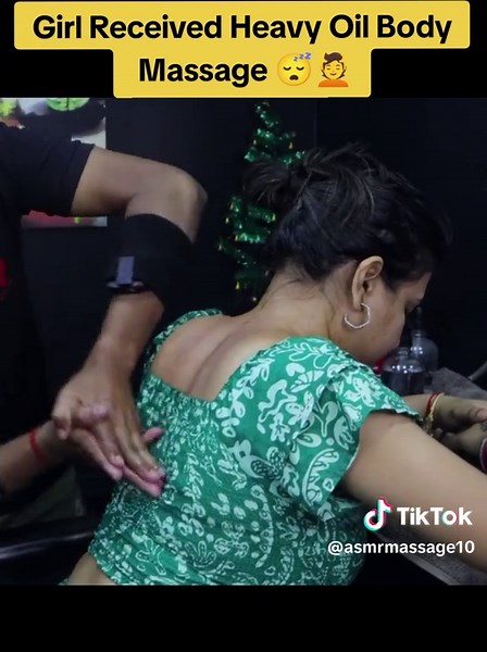 Relaxing ASMR Heavy Oil Body Massage Experience