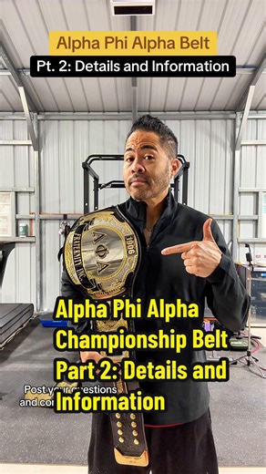 Alpha Phi Alpha Championship Belt Details and Info