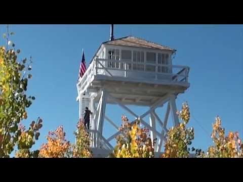 Ute Mountain Fire Lookout Tower on the Ashley National Forest in Utah - short version