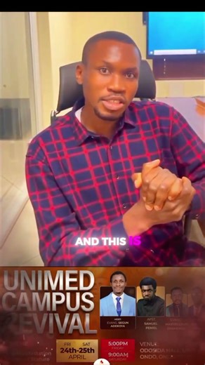🔥 Evang. Marvellous Oyamenda Invites You | UNIMED Campus Revival Apr 24th–25th | Come Expectant 🔥