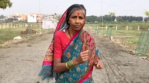 The barefoot grandma who ran to save her husband