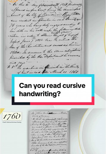 Can you read cursive handwriting? The National Archives is looking for volunteers to help transcribe documents handwritten in cursive English from the 1700s through the 1900s. #cursive #handwriting #history