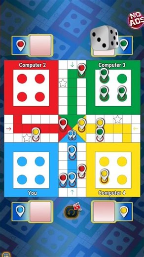 Ludo game in 4 players | #shorts