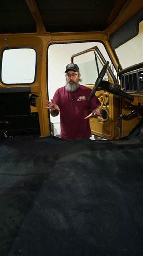 12K views · 46 reactions | The difference you can make in these classic trucks is massive and drastically improves the driver comfort. #classictrucks #restomod | Adding Machine Garage | Facebook