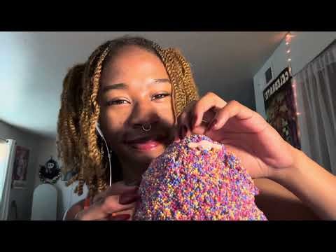 asmr ~ brain rot scratching🧠😴 (mic triggers & no talking)