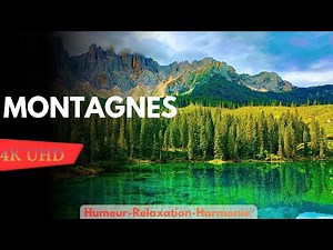 4K Ultra HD Vues Aériennes Des Montagnes et Prairies accompagné d'une Musique Relaxante