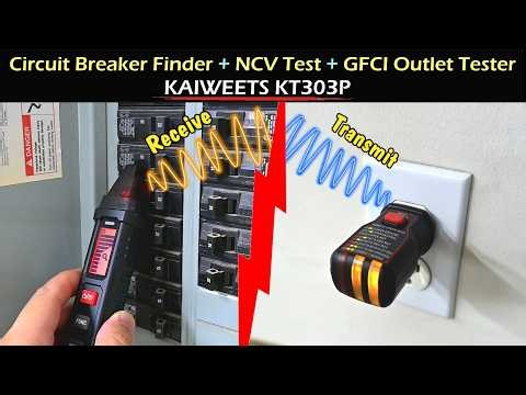 Circuit Breaker Finder & AC Outlet Tester | KAIWEETS KT303P