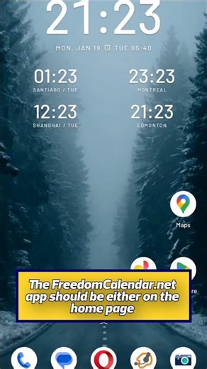 FreedomCalendar.net Android App Install