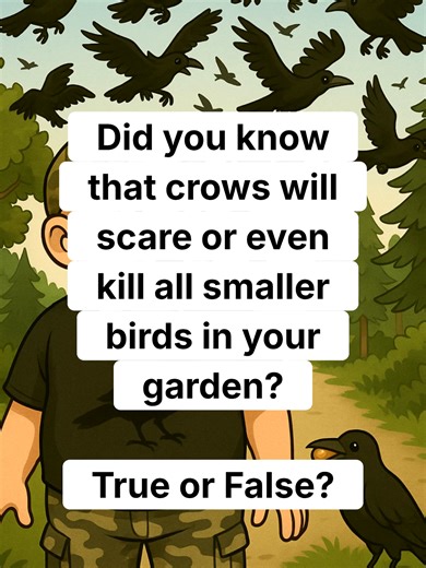 “Did you know that crows scare away or even kill all smaller birds?” No - I think it's a myth. Not just because I love crows, but because it simply isn’t my experience — at least not in my garden. Here, the opposite has happened. Since the crows arrived, my garden is now full of nesting birds of many different smaller species. The real problem isn’t crows. It’s poison, lack of insects, and destroyed habitats. Stop using toxins. Let insects thrive. Create natural spaces. And the birds — all of th
