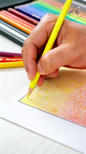 Polychromos bikin teknik squiggling lebih detail dengan warna intens dan tahan lama. 🎨