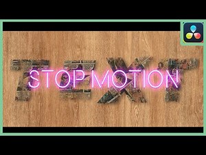 Advanced Stop Motion Titles | DaVinci Resolve 18 |