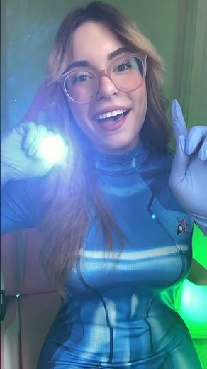ASMR ALIEN Full Body Exam #shorts Outer Space Medical Exam for Tingle Immunity, eye exam, physical