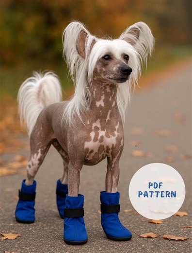 Winter Dog Boots Sewing Pattern | Small Breeds (PDF Download) - Etsy Canada