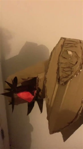 My moving ear dragon puppet '