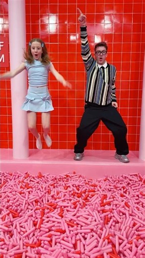 Nastya and Son of Jackie Chan Dance