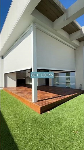 Custom outdoor blinds turn harsh sun into usable shade