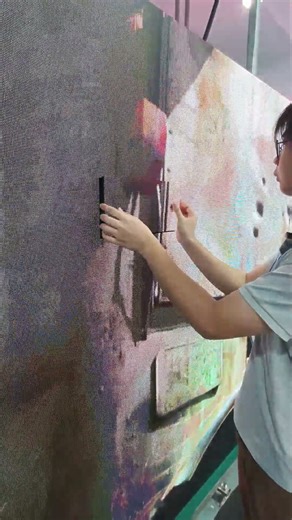 Simple indoor LED screen module installation #ledpanelrepair #ledscreen #leddisplay #eagerled