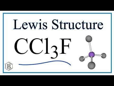How to Draw the Lewis Dot Structure for CCl3F (and Molecular Geometry)