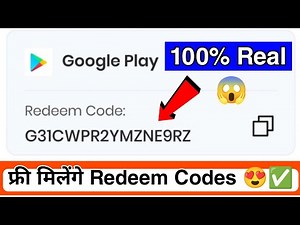 Free Google Play Store Redeem Codes 😍 | how to get Google play Redeem codes free | free redeem codes
