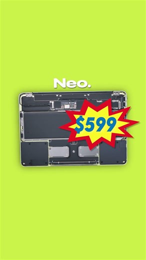 Looking At The Insides Of The MacBook Neo... ‪@PhoneRepairGuru‬ #Shorts