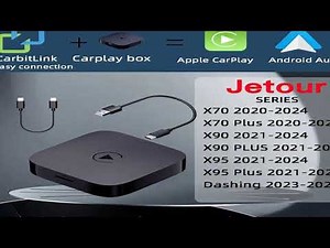 A must-have product! Jetour X70 X90 X95 Dashing Wired carbitlink Phonelink EasyConnection to Wirel