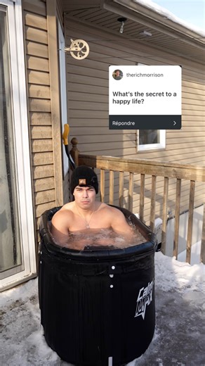 Day 4/30 of the cold plunge challenge. The hardest part is never the cold water. It is the few seconds before, when your mind is trying to convince you to stay warm, stay safe, stay the same. I am teaching myself to walk straight into that resistance. Not to impress anyone, but to build a mind that does not run away when it feels discomfort. If you are reading this, ask yourself what part of your life you keep postponing just because it feels uncomfortable. | Jacob Pepin