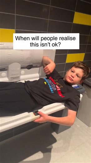 This isn’t about pointing fingers. It’s about noticing what’s missing. Accessibility often stops at babyhood, but disability doesn’t. Children grow. Bodies change. Needs remain. While most people won’t notice this, the people who need it will. Families shouldn’t have to choose between dignity and participation. True inclusion means planning for all stages of life. Let’s spread this conversation. If it leads to even one bathroom being changed, it’s worth it. We must do better. #AccessibilityMatte