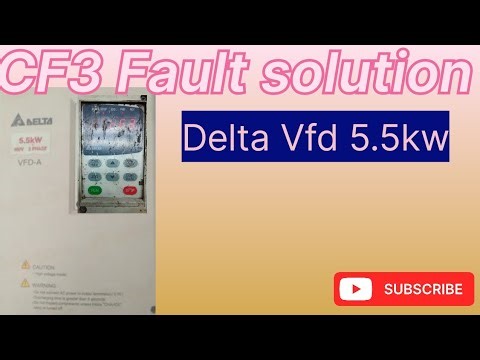 Delta Vfd CF3 Fault solution|how to repair delta vfd|Delta Vfd 5.5kw power board repairing