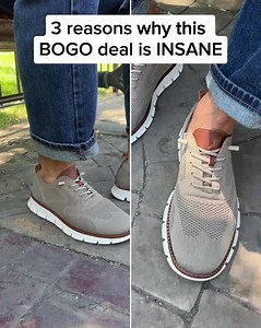 BUY 1 GET 1 FREE! Our #1 Best-Selling Sneaker! Experience unforgettable comfort with every step ☁️ Now 45% off buy 1 get 1 free for a limited time -> wearbreeze.co/urb-bogoa | Breeze