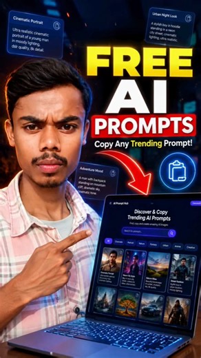 Best FREE AI Prompt Website 2026 🤯 | Copy Any Trending AI Photo Prompt