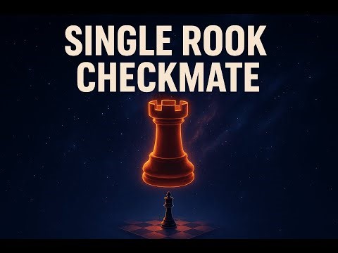 Checkmate With ONLY a Rook! Step-by-Step Endgame Training | Chesstune