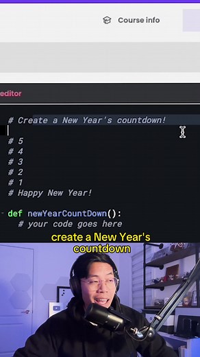Happy New Year 🎉 And this is how you count down with python #computerscience #coding #stem #python #apcs