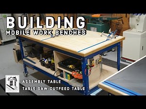 Building Mobile Work Benches | Small Shop Solution