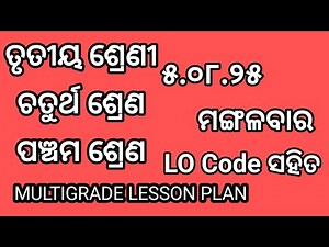 5.8.25 Tuesday 3rd Grade FLN and 4th and 5th Grade MULTIGRADE LESSON PLAN with LOCode