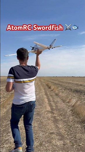 Hand Launch AtomRC Swordfish ⚔️🐟 #fpvplane #fixedwing #plane