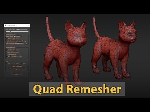 Quick test with Quad Remesher in 3dsMax
